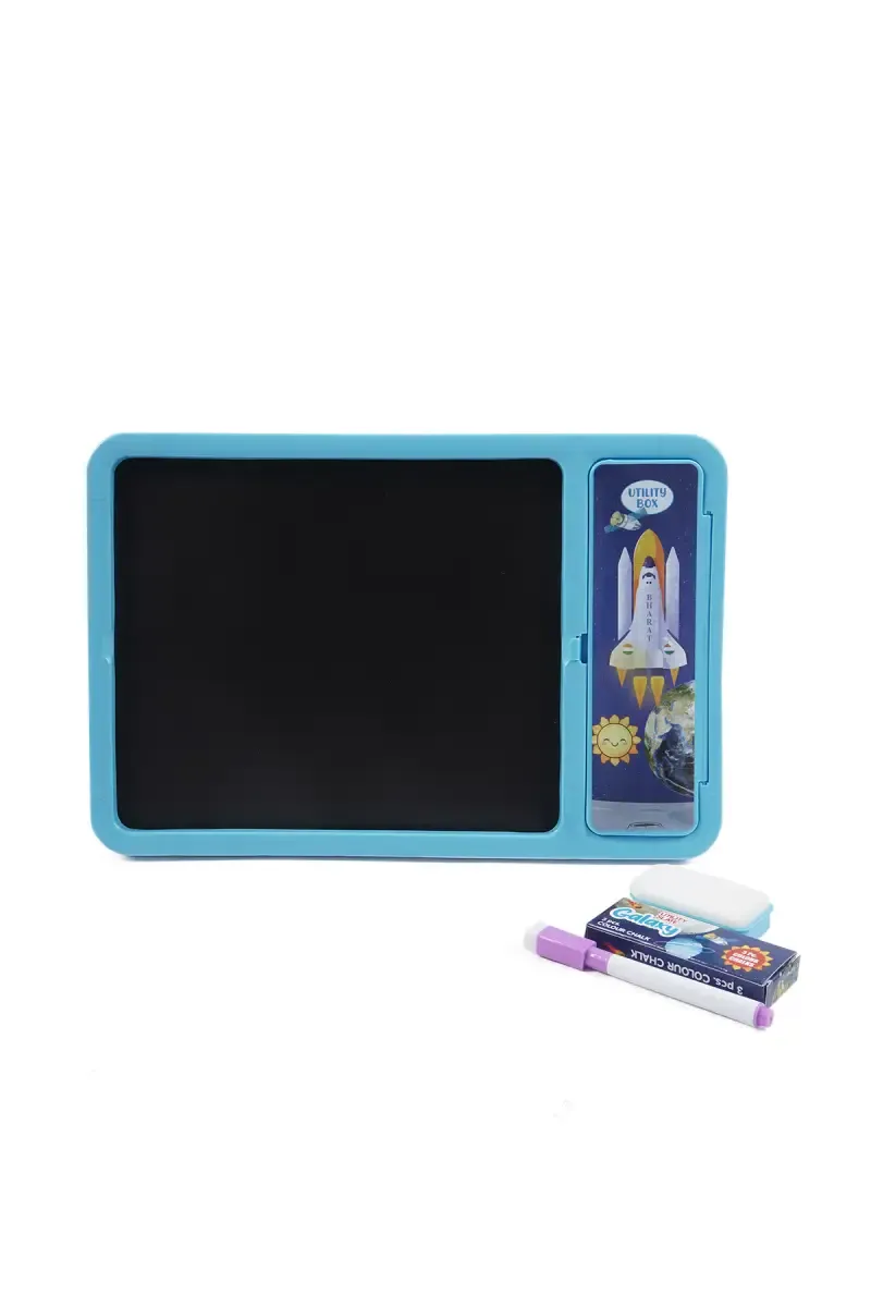 Ratna's Utility Slate Zoo Galaxy Learning Kit - (Blue)