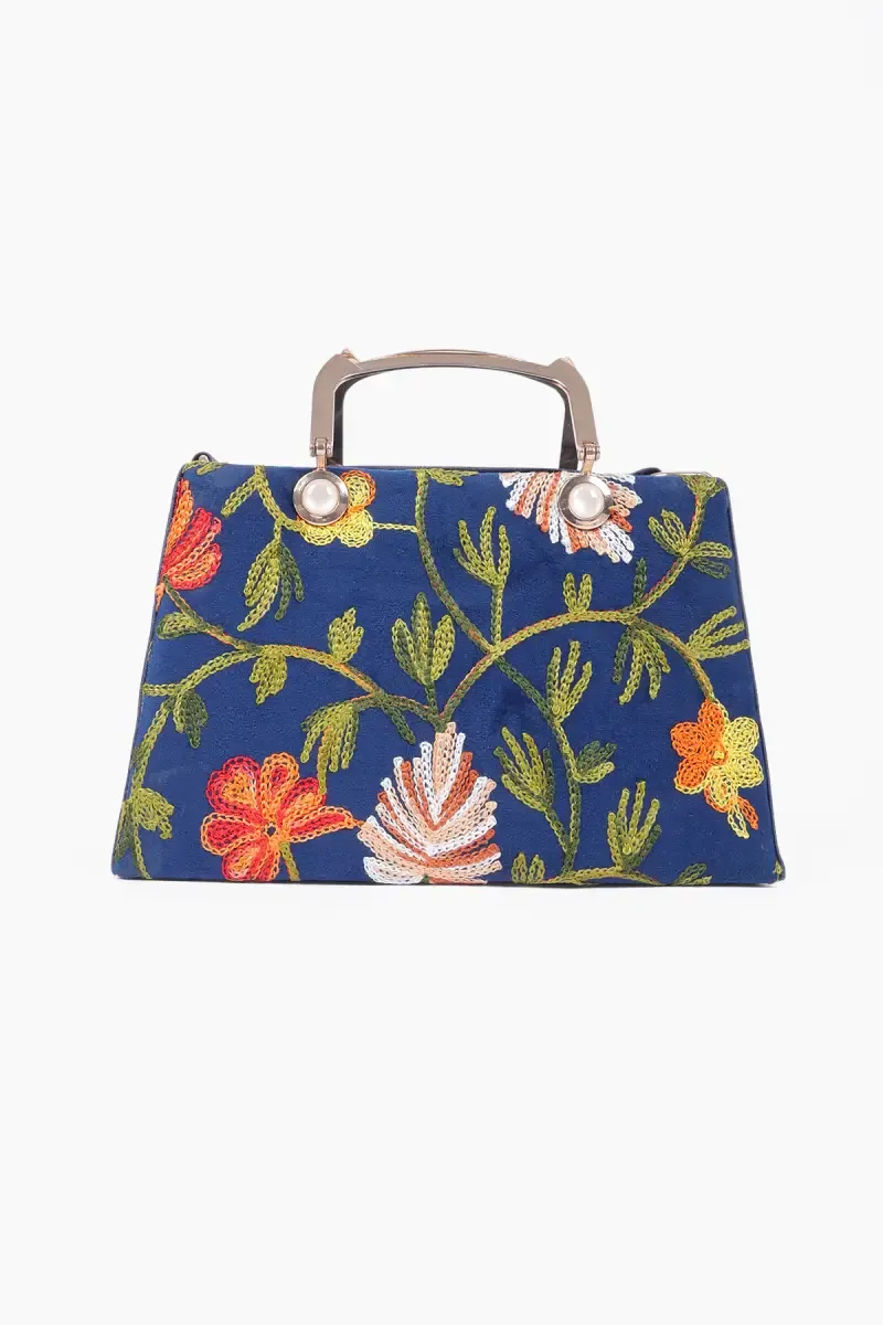 Women’s Premium Floral Embroidered Sling Bag