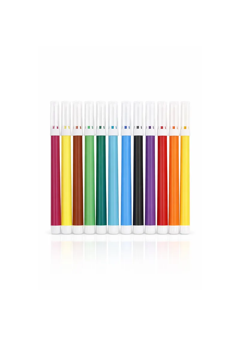 Flair Buddy Sketch Pens 12 Shades - Pack of 1