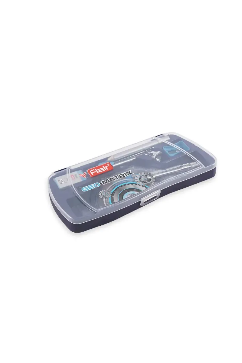 Flair Geo Matrix Mathematical Geometry Box (Blue) - Pack of 1 