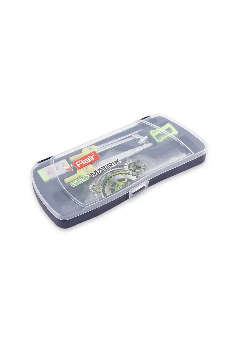 Flair Geo Matrix Mathematical Geometry Box (Green) - Pack of 1 