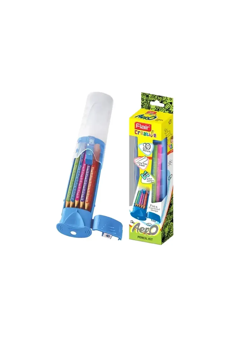 Flair Creative Aero Pencil Kit - Pack of 10 029434BLUPACOF10