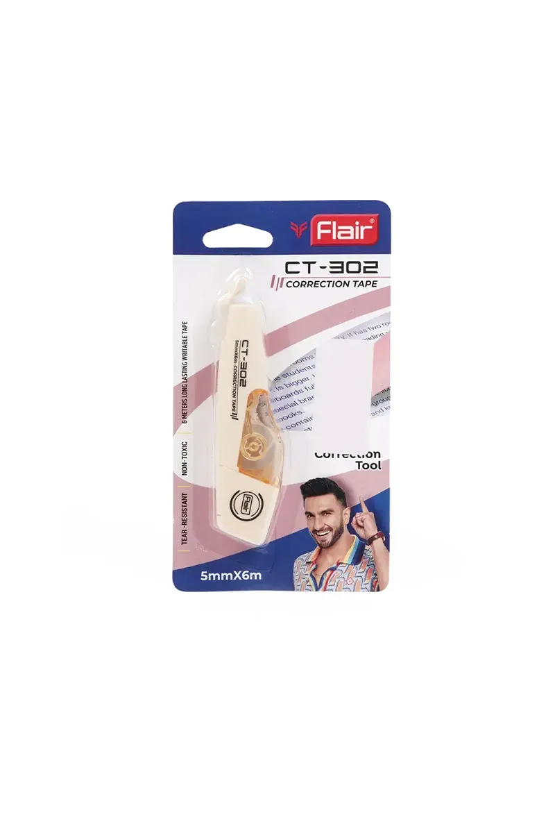 Flair CT 302 Correction Tape (Sandal) - Pack of 1 