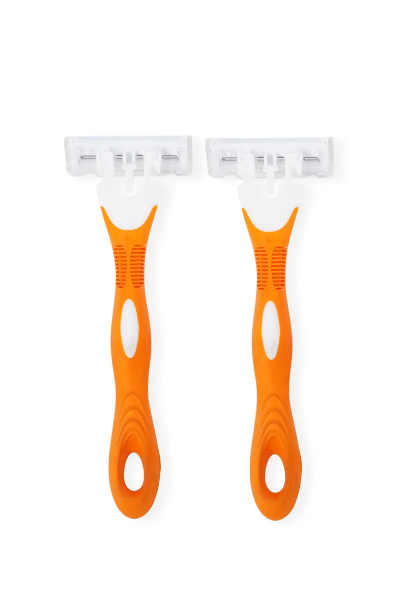 Ladies Orange Razors - Pack of 2
