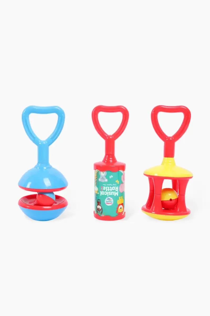 Chime Rattles (Multicolor) - Pack of 3