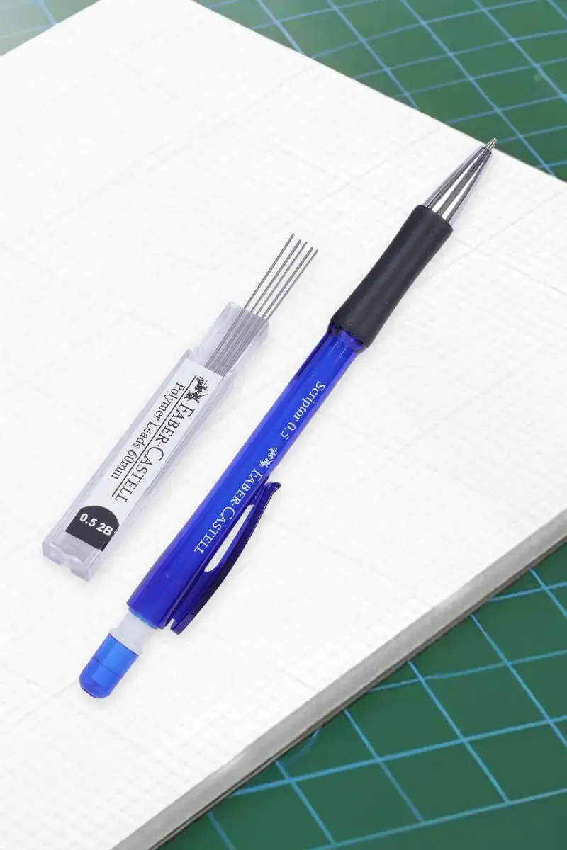 Faber-Castell Scriptor Mechanical Pencil 0.5mm – Pack of 1 (Blue)