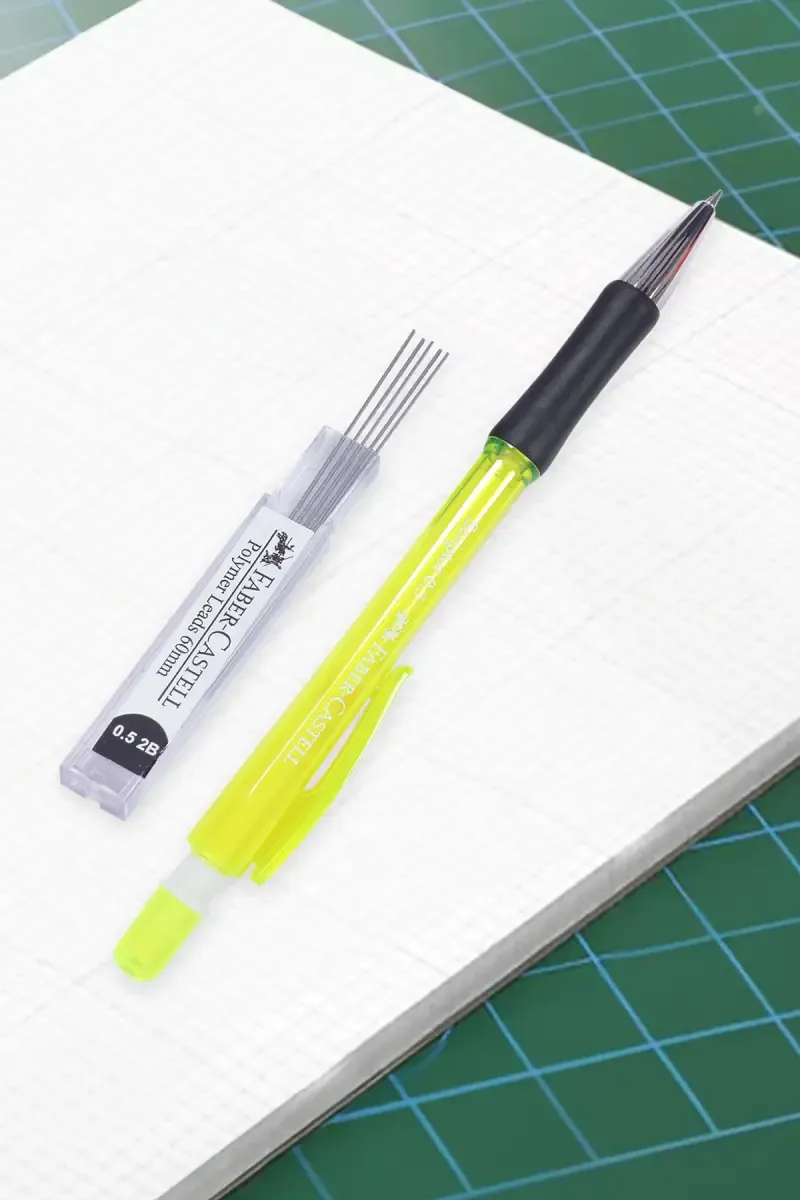Faber-Castell Scriptor Mechanical Pencil 0.5mm – Pack of 1 (Yellow)