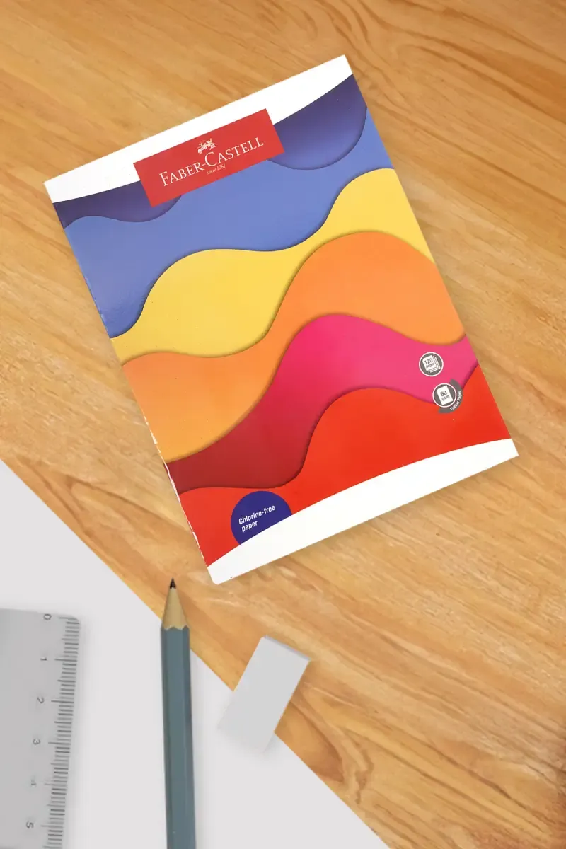 Faber-Castell Student Notebook Long 92 Pages Single Line (Multicolor)