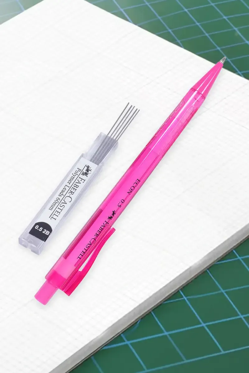 Faber-Castell Econ Mechanical Pencil 0.5mm (Pink)– Pack of 1
