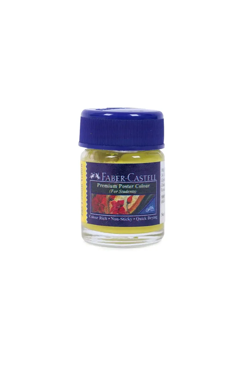 Faber-Castell Poster Color Premium – 15ml (Lemon Yellow)