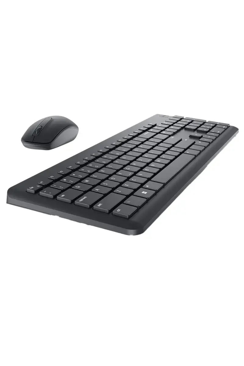 Dell KM3322W Wireless Keyboard and Mouse Set with Anti-fade, Spill-resistant (Black)