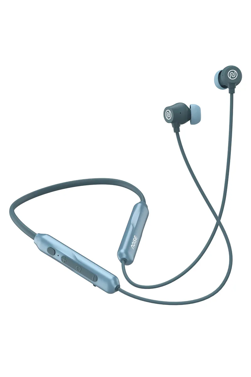 Noise Airwave Pro Wireless Bluetooth In Ear Neckband with 60 Hrs Playtime, Dual Pairing, Low Latency (Metallic Blue)
