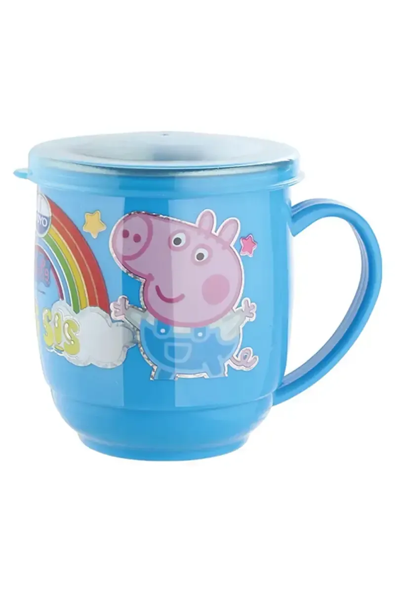 Joyo Plastic & Stainless Steel Mug with Lid - 240ml