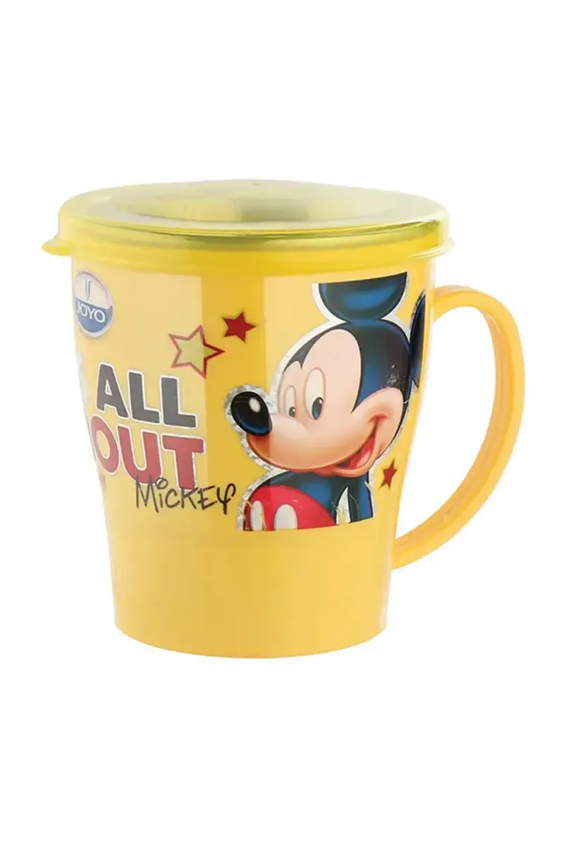 Joyo Plastic & Stainless Steel Expresso Mug with Lid - 250ml 031988YEL1