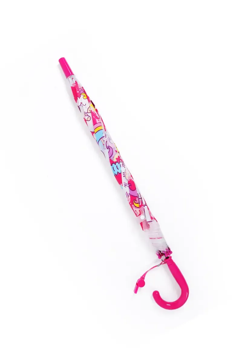 Polyester & Stainless Steel Single Fold Umbrella - 66 Cm 031992DEEPIN