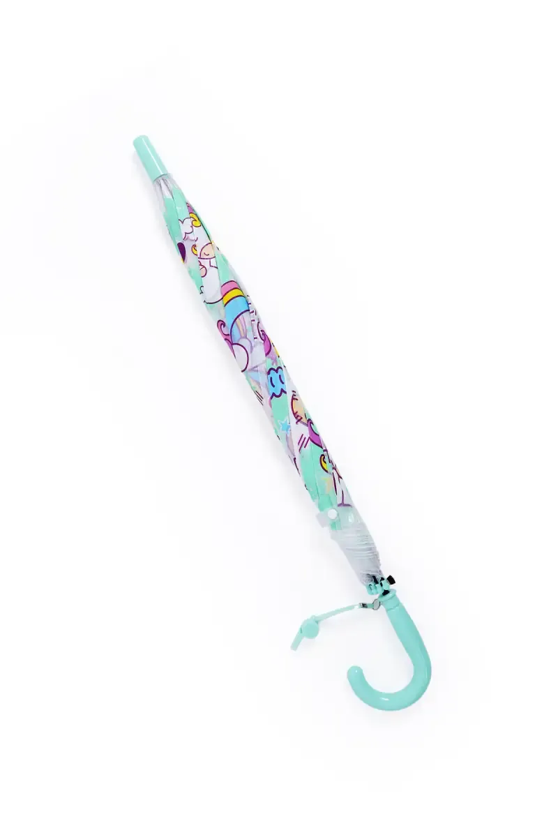 Polyester & Stainless Steel Single Fold Umbrella - 66 Cm