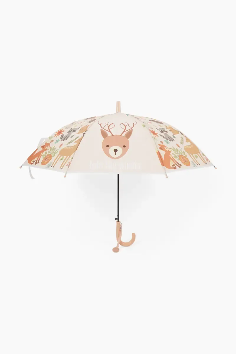 Polyester & Stainless Steel Single Fold Umbrella - 66 Cm