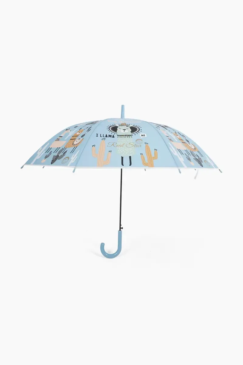 Polyester & Stainless Steel Single Fold Umbrella - 77 Cm
