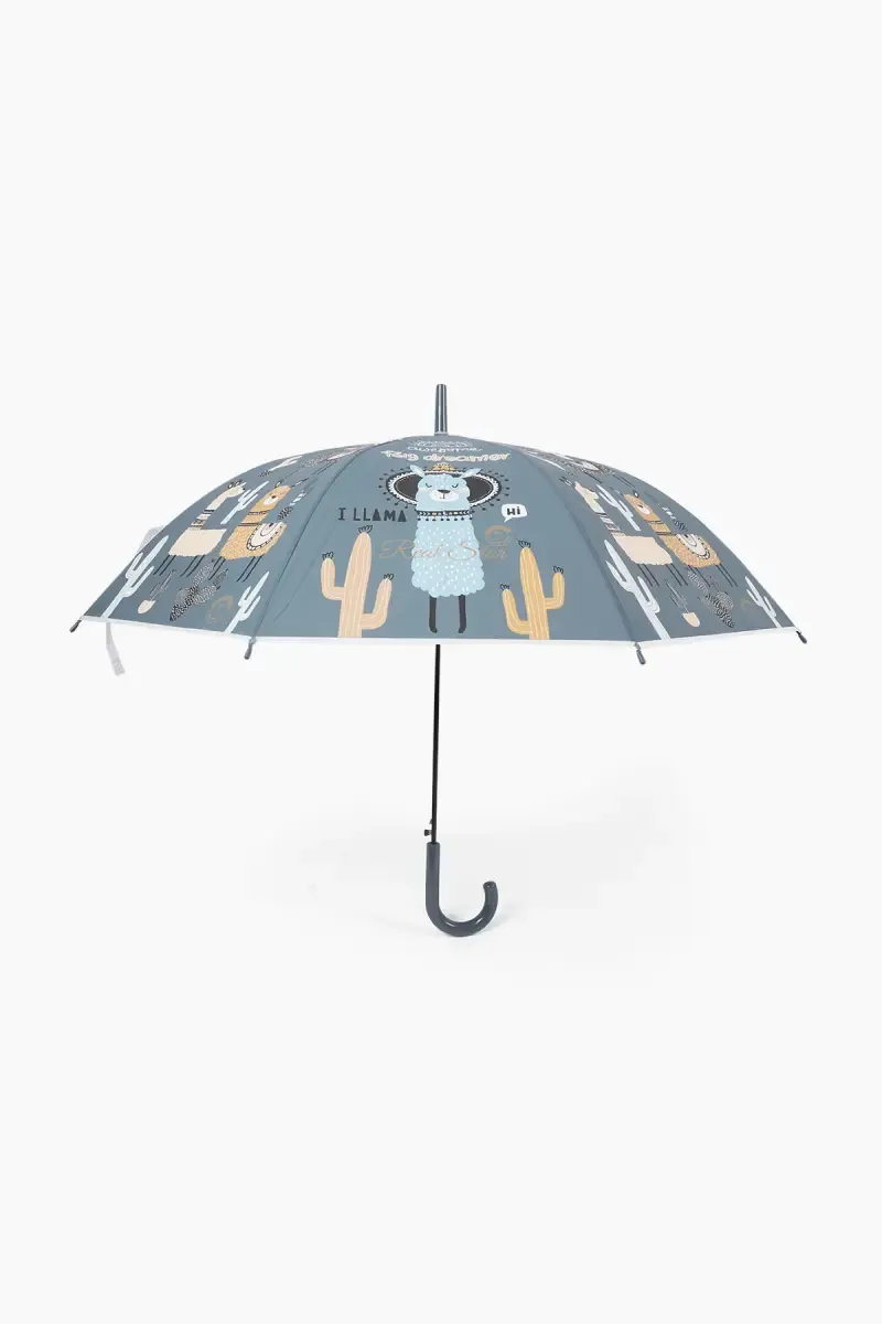 Polyester & Stainless Steel Single Fold Umbrella - 77 Cm
