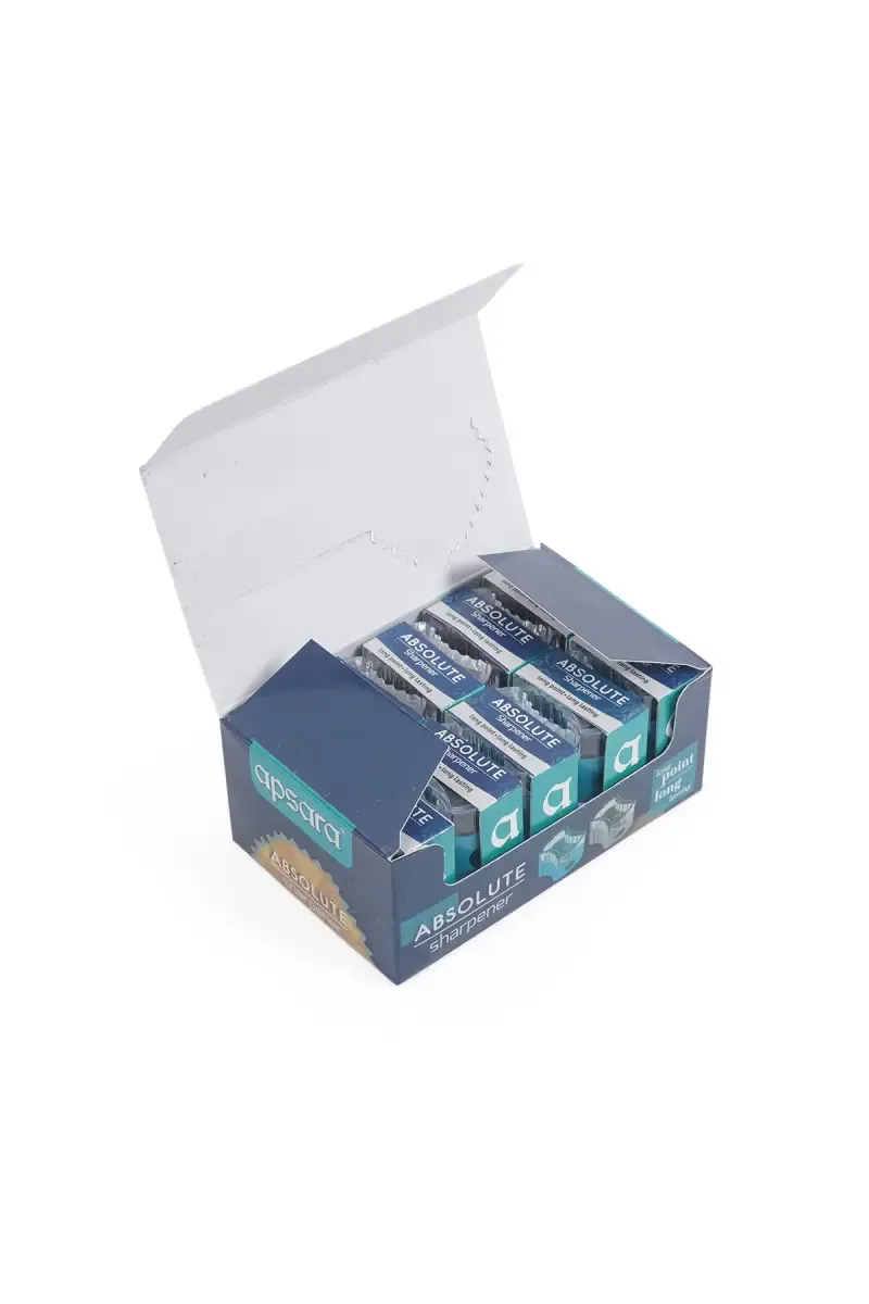Apsara Absolute Sharpener (Multicolor) - Pack of 10