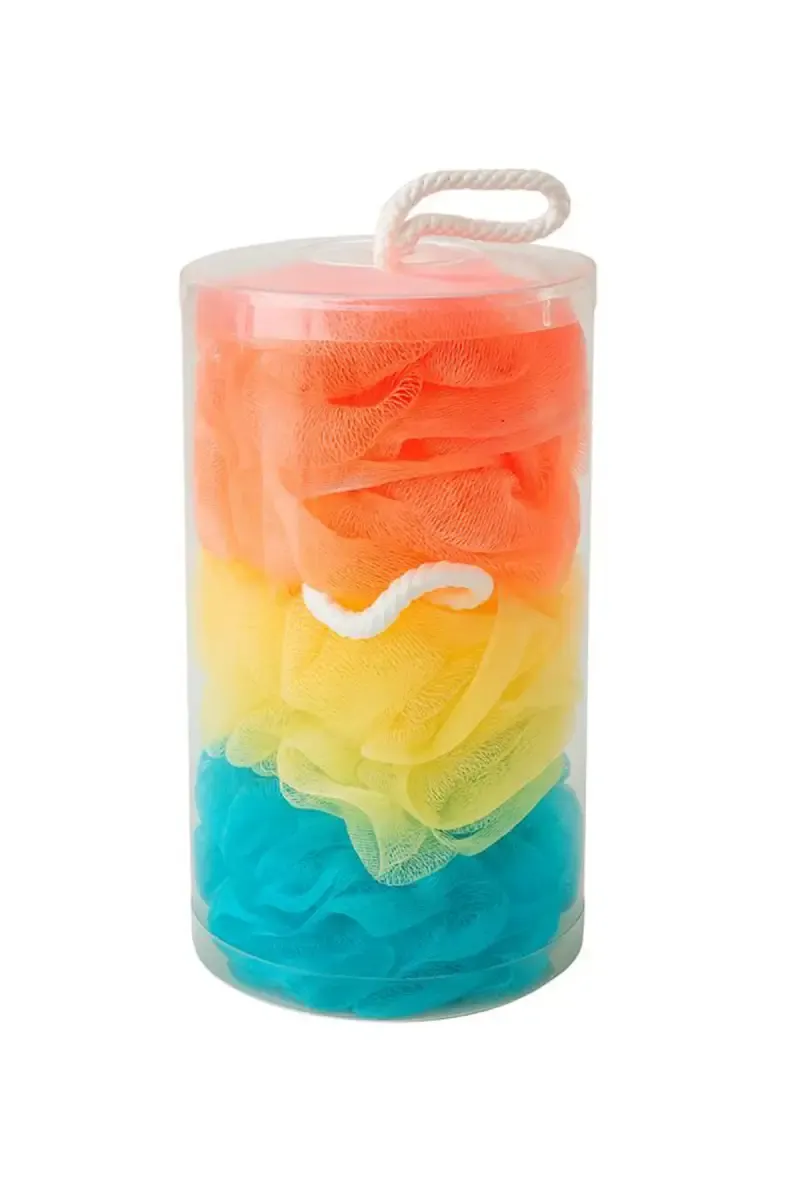 Fibre Bath Scrubber / Loofah - Set of 3