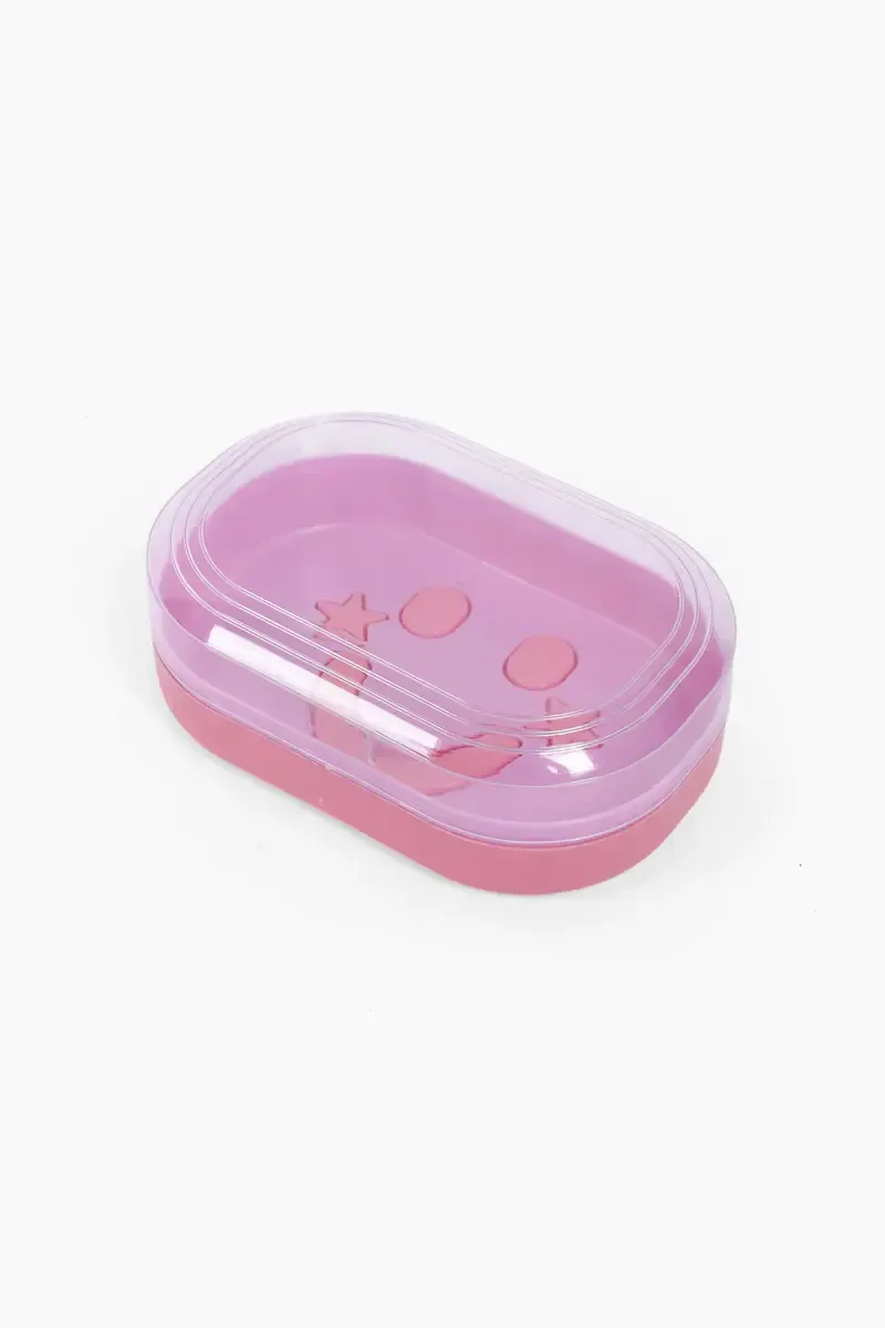 Plastic Soap Case - 14 Cm 032117LAVPLA