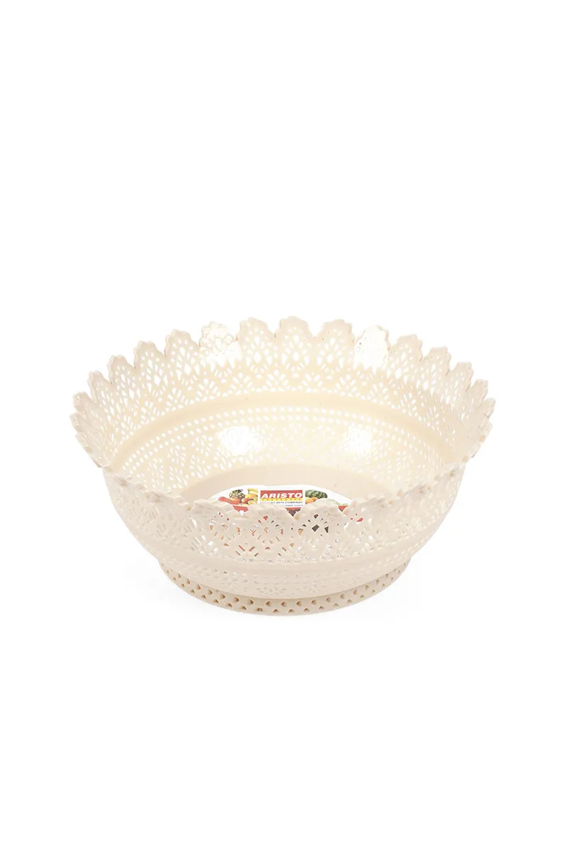 Aristo Plastic Basket 23 Cm - Cream 032148CREPLA