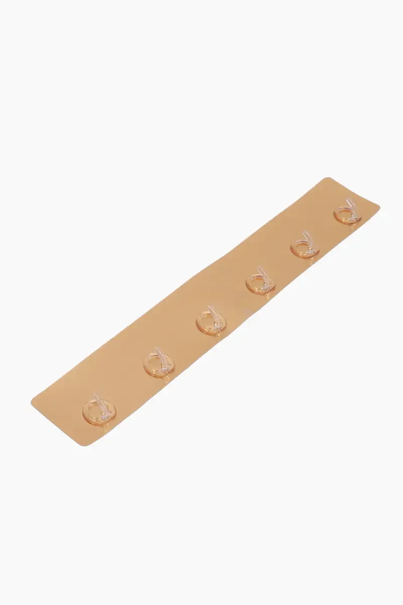 Plastic Wall Stick Hooks - 6 Hooks