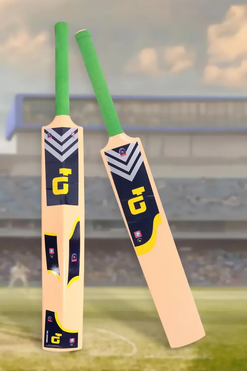 Galaxy Sixer Bat for Kids - 90Cm (Wood & Green) 032691WOO&GRE
