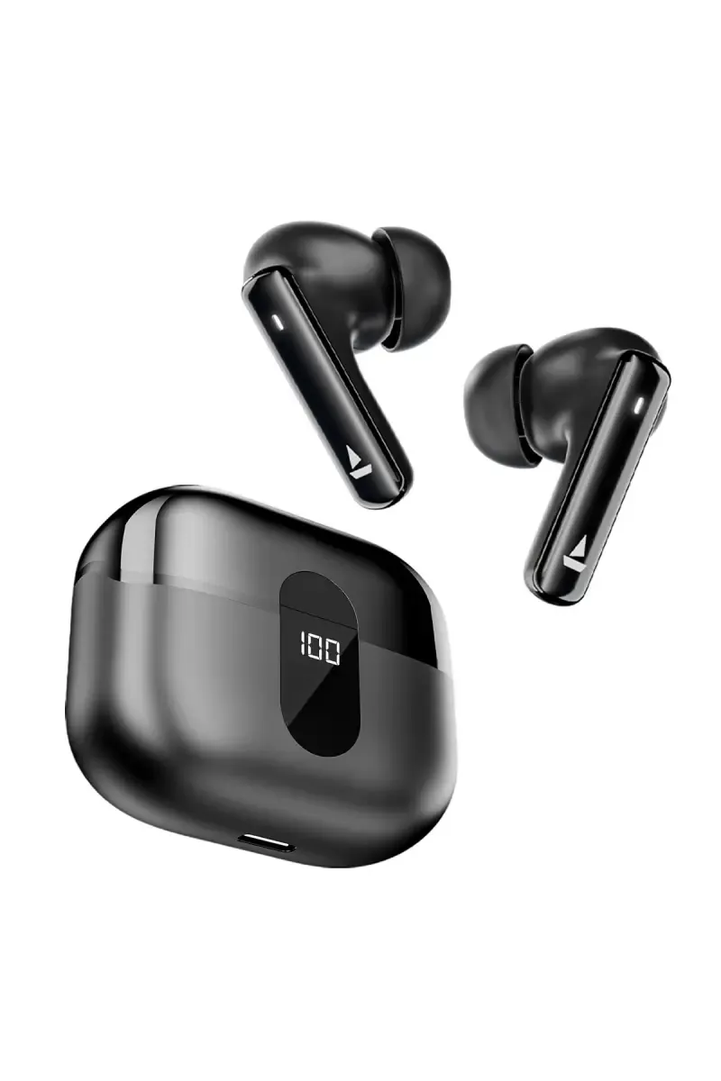 boAt Airdopes 121 Pro Plus In Ear TWS Earbuds with 100 Hrs Playback, Beast Mode, LED Display (Black)