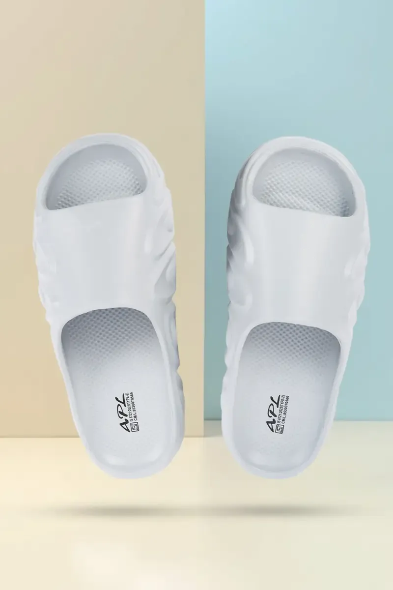 Wave Sole Slip-On Slide for Men 0335648GRE