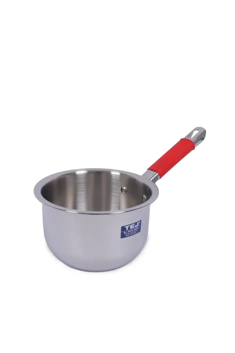 Tej Stainless Steel Induction Bottom Sauce Pan - 1250ml