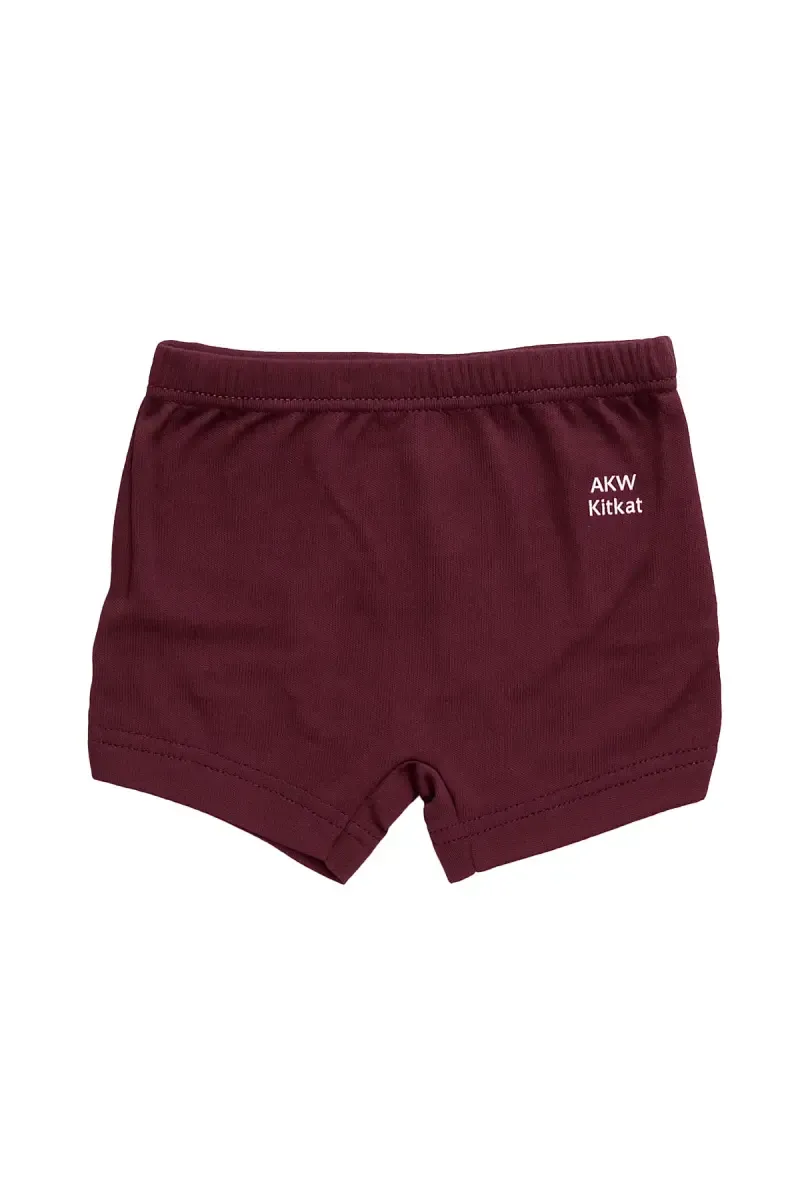 Cotton Trunk for Boys - Burgundy  033913BUR70C