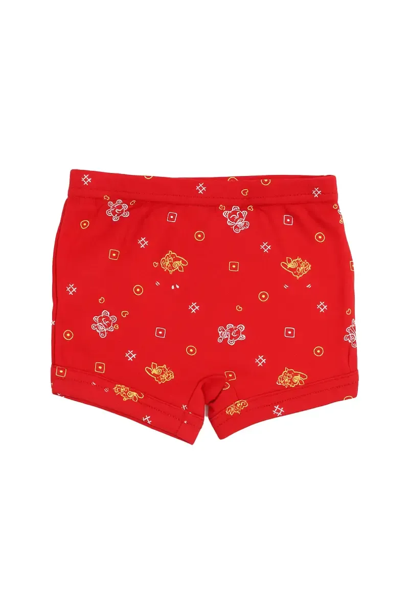 Cotton trunk for Boys - Red 