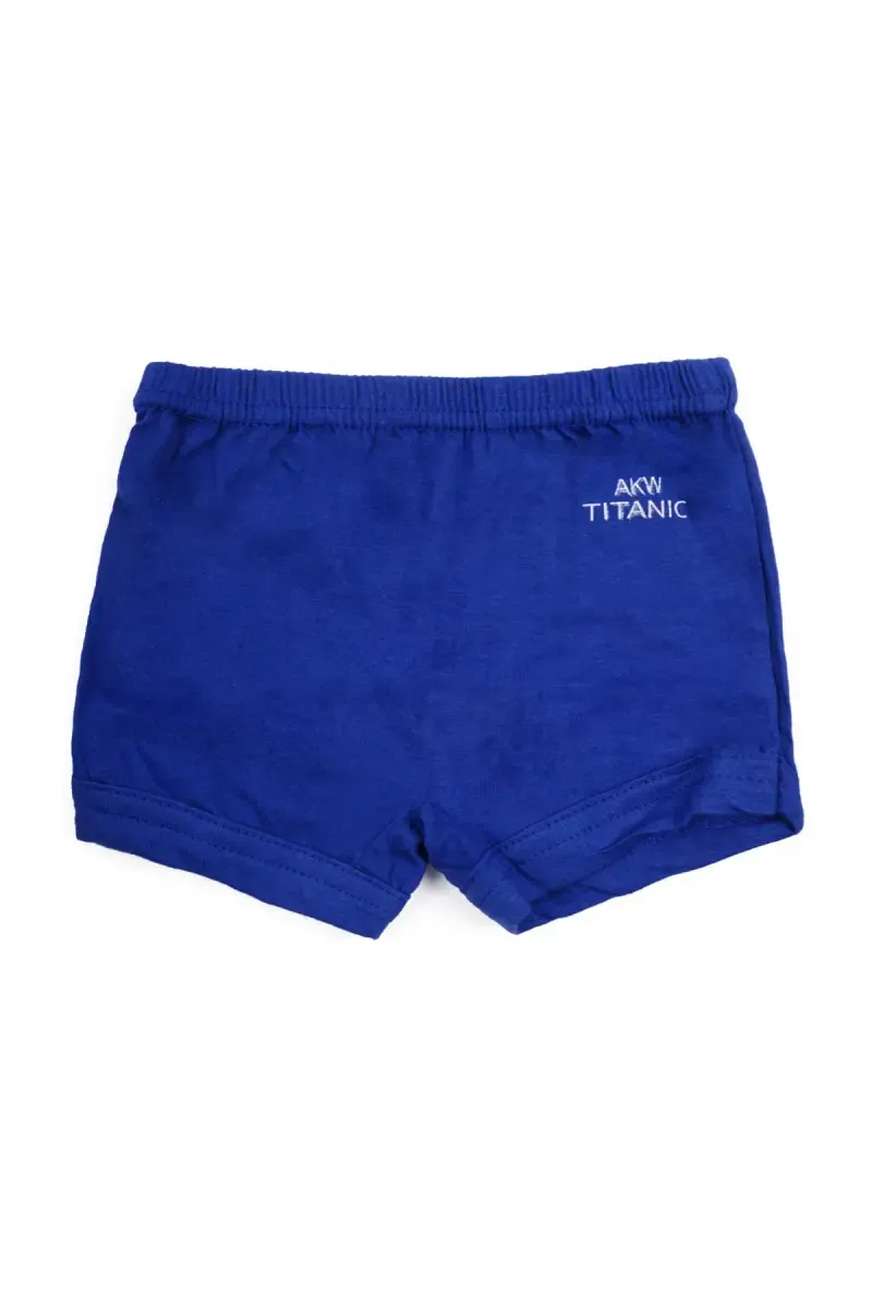 Cotton Trunk for Boys - Blue 033967BLU75C