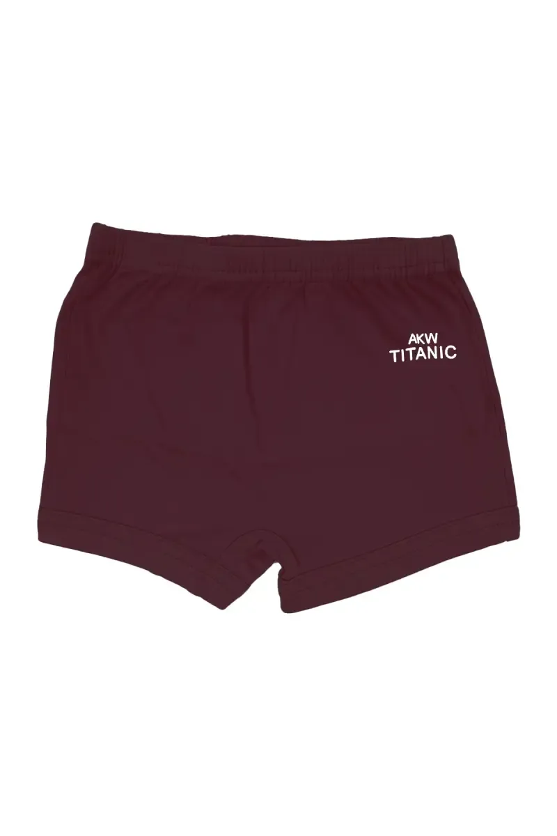 Cotton Trunk For Boys - Maroon 033967MAR60C