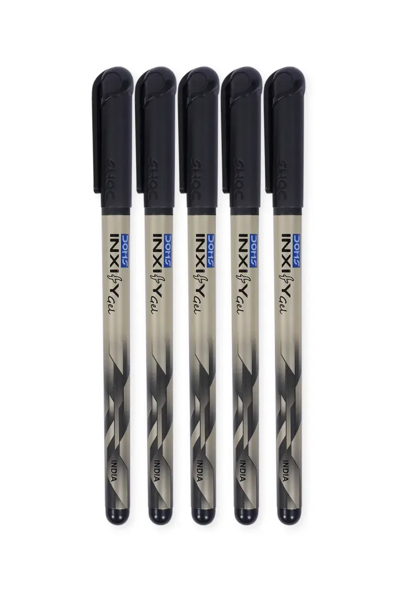 DOMS Inxify Waterproof Gel Pen (Black)