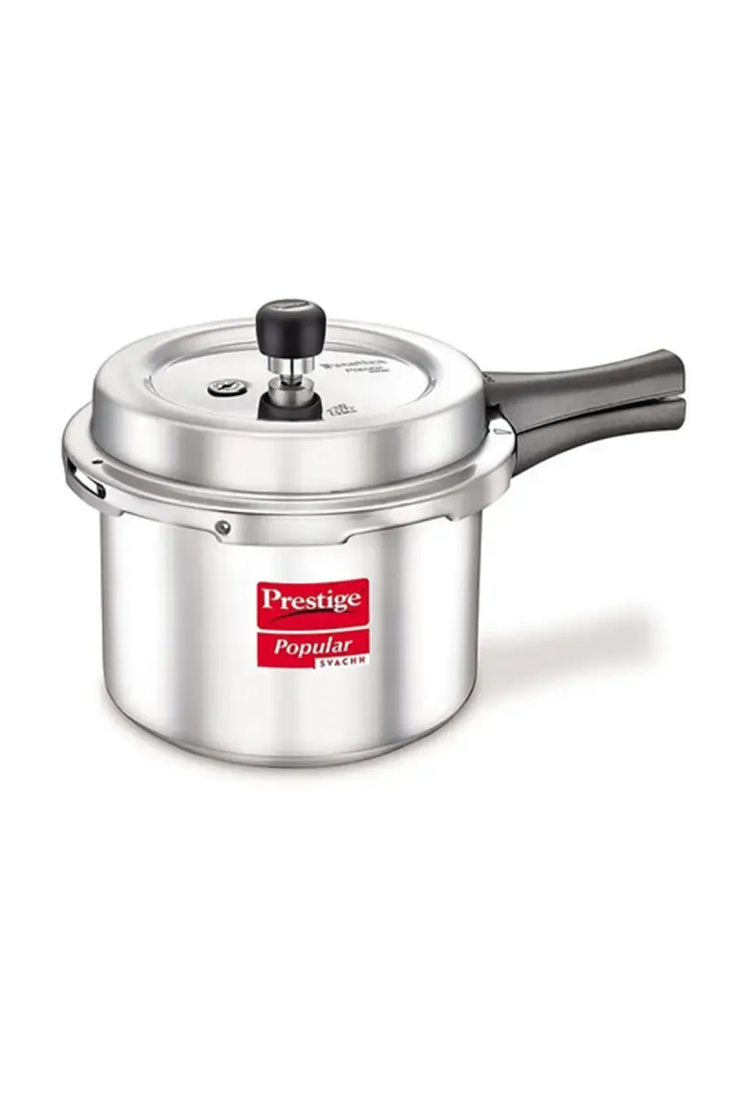 Prestige Popular Svachh Aluminium Spillage Control Pressure Cooker - 1.5 Ltr