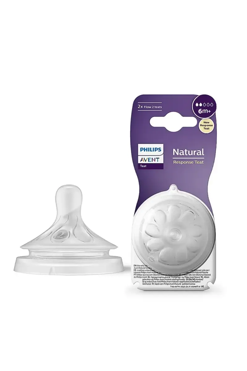 Philips Avent Natural Response Teat Twin Pack (Scy 965/02) - 6 Months+ 