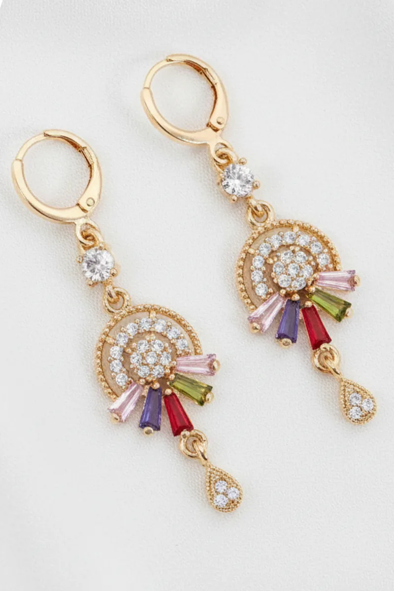 Gold Plated Dangler Earrings for Women