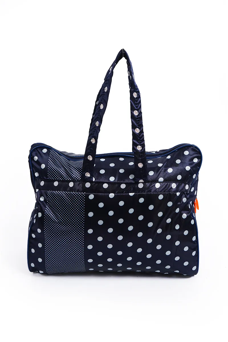 Polka Dot Print Travel Handbag for Women