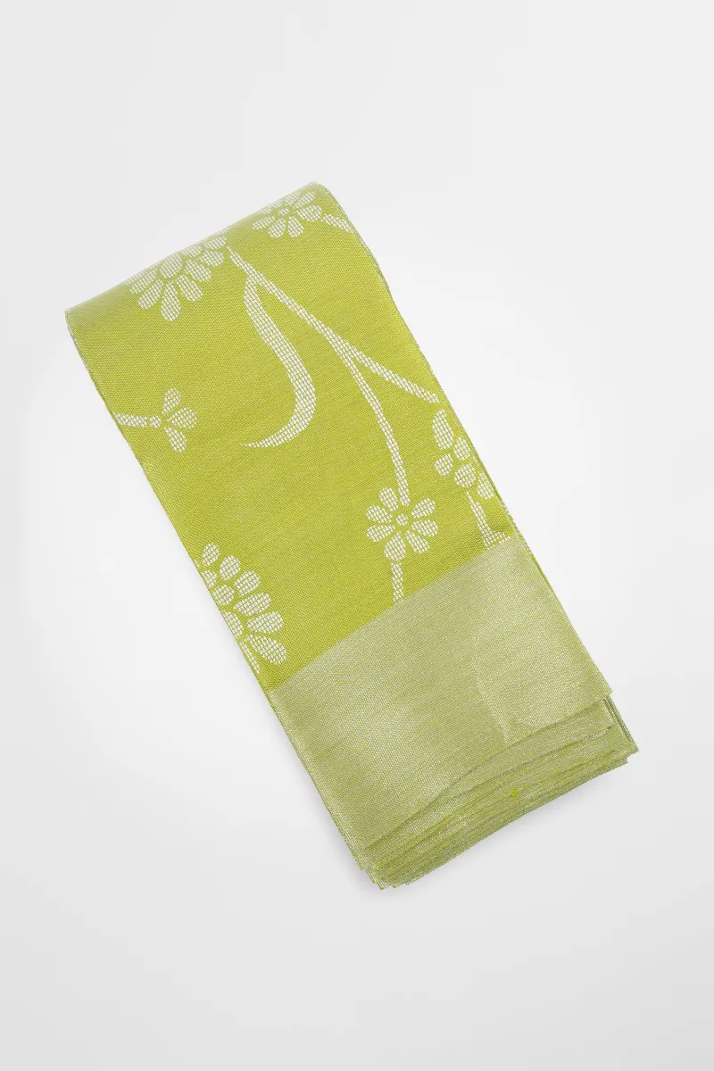 Micro Polycotton Woven Design Saree with Unstitched Blouse for Women