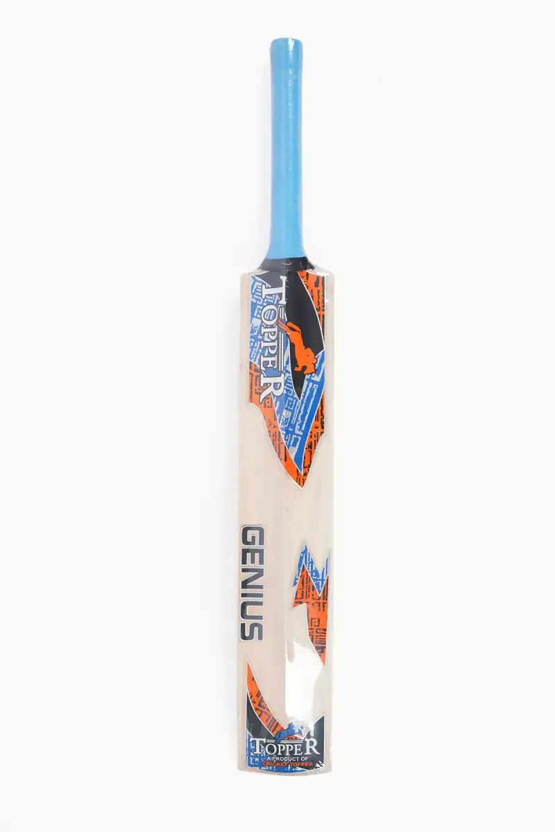 Genius Wooden Cricket Bat - Size 5