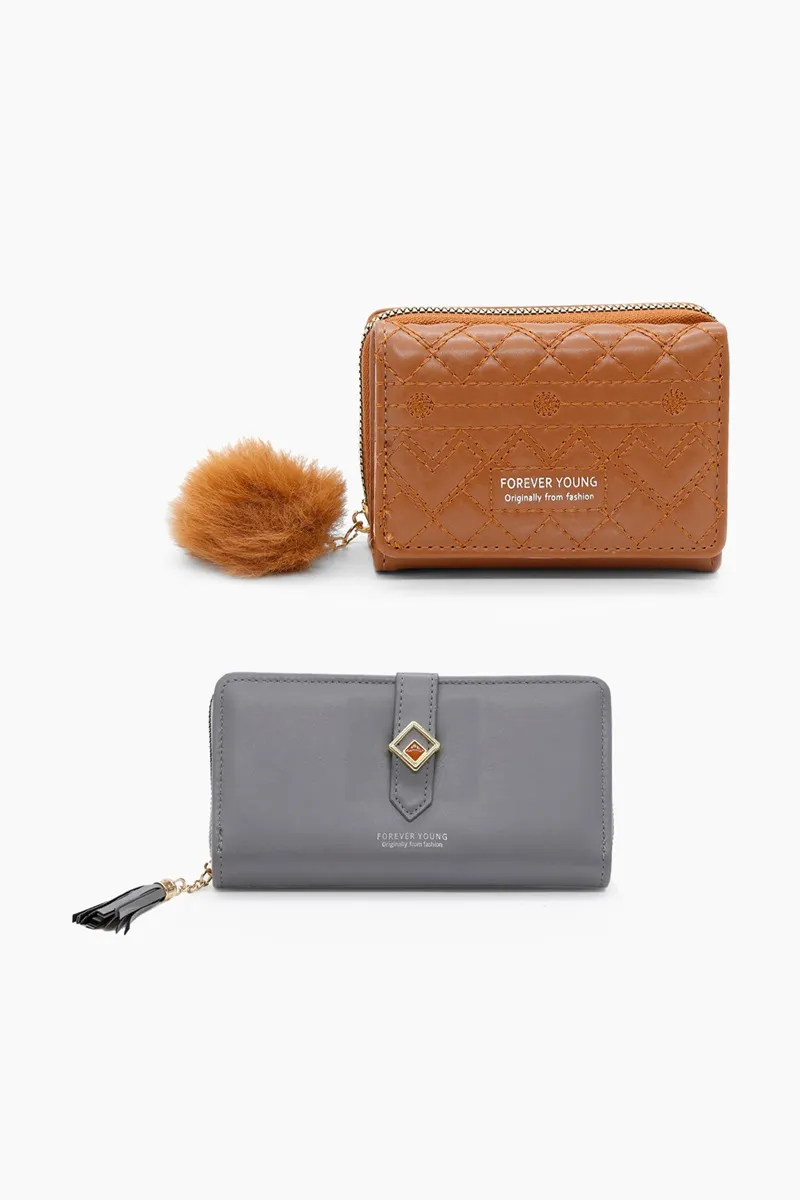 Pack of 2 Purse Set for Women & Girls