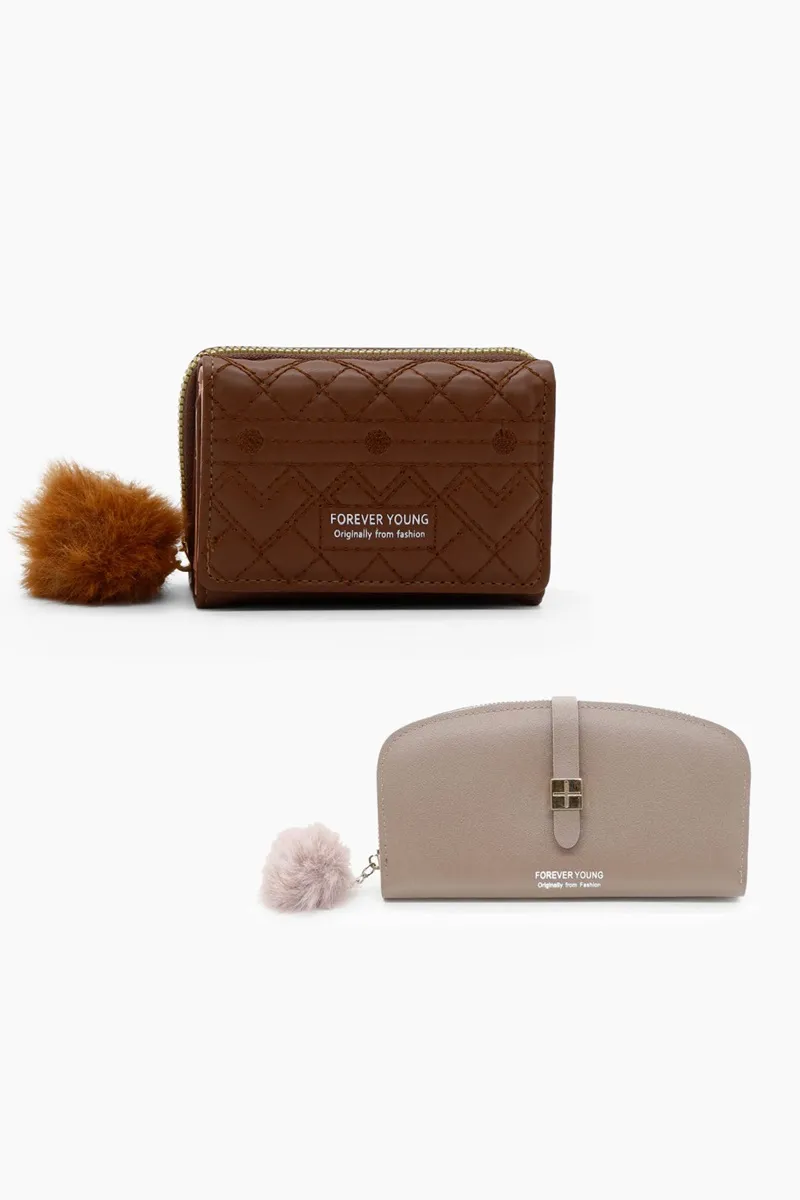 Pack of 2 Purse Set for Women & Girls