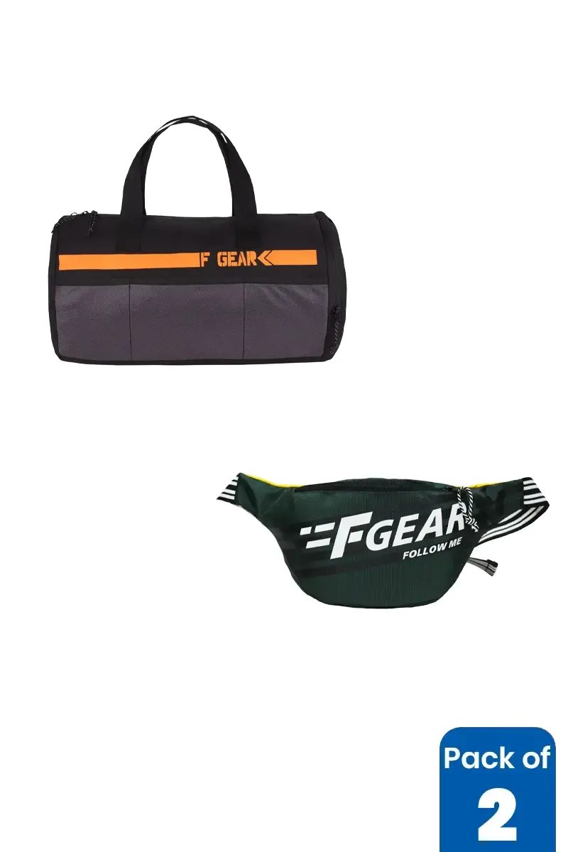 25L Gym Bag & 1L Waist Bag Combo