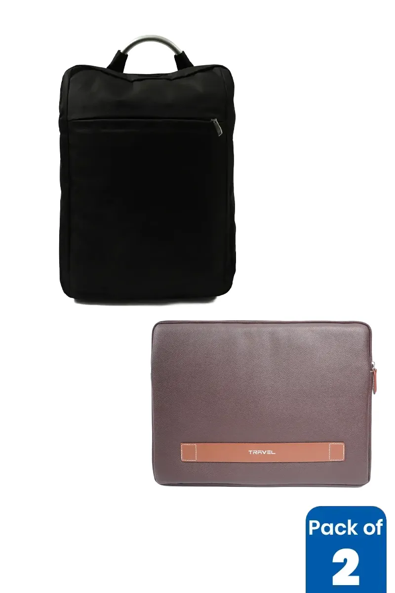 Laptop Backpack & Laptop Sleeve Combo for Men