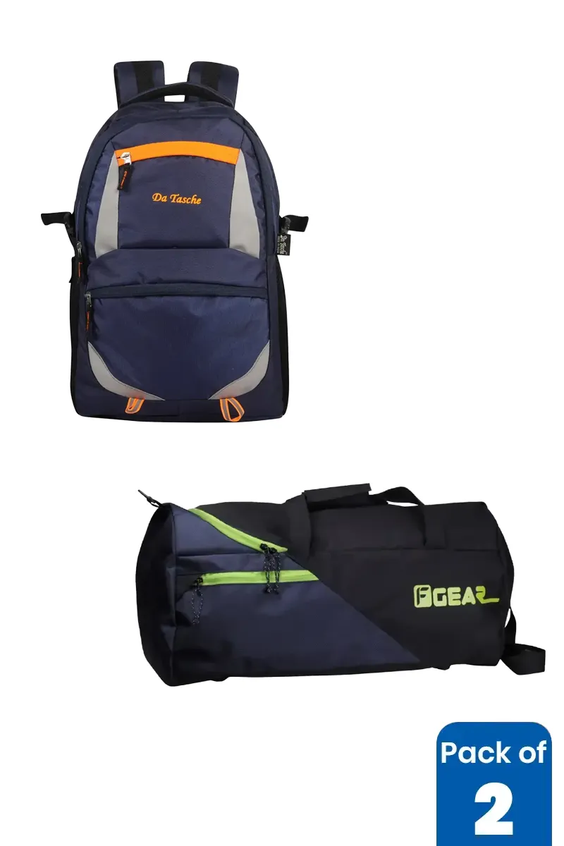 25L Laptop Backpack & 55L Travel Duffle Bag Combo