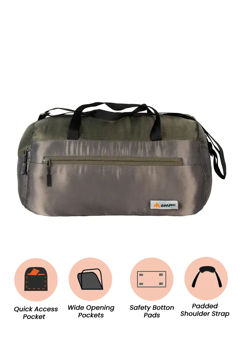 Pluto 20 L Gym Duffel Bag for Unisex BGDSDB002BROGRE