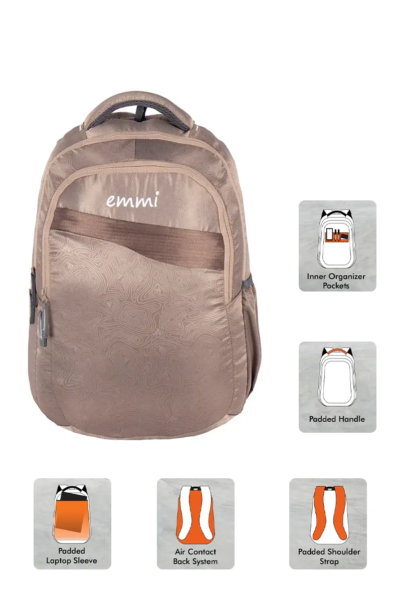 Next 28 L Laptop Backpack for Unisex BGDSLB002BRO